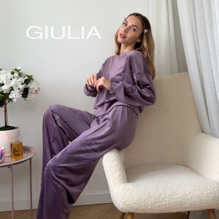 НОВИНКА велюровые костюмы SOFT WINTER от GIULIA - dnipro.karavan.com.ua