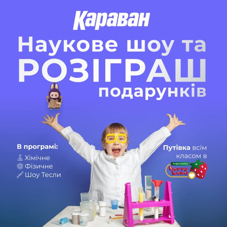 Интерактивное научное шоу в ТРЦ 